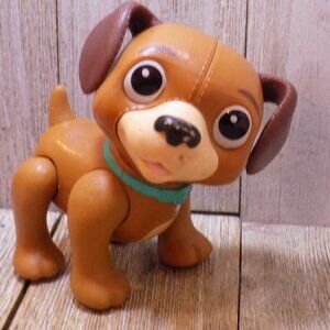 BROWN TOY PUPPY, TOY  DOG *